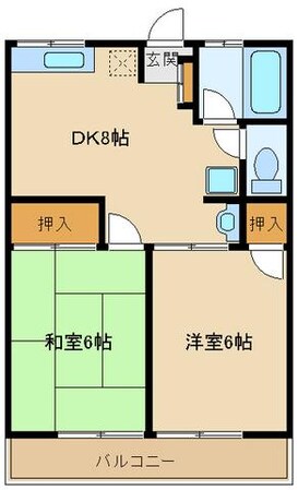シティハイム・イリュミナの物件間取画像